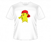 Camiseta Pikachu Bone