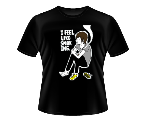 Camiseta I Fell Like Smoking